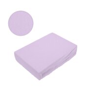 Frottee Spannbettlaken Rundumgummizug Marke 90 x 200 cm Flieder