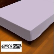 Frottee Spannbettlaken Rundumgummizug Marke 140  x 200 cm Flieder