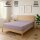 EXKLUSIV HEIMTEXTIL Frottee Spannbettlaken Rundumgummizug Marke 180 x 200 cm Flieder 80% Baumwolle 20% Polyester  Öko - Tex Zertifiziert Bed-Sheet Bettlaken Spannbetttuch Topper Leinentuch