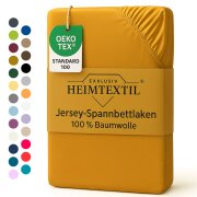 EXKLUSIV HEIMTEXTIL Marke Jersey Spannbettlaken 90 x 200...