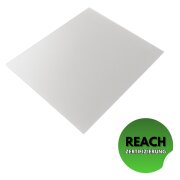 Bodenschutzmatte Transparent PVC 0,80 m x 1,00 m x 2 mm Zuschneidbar Bürostuhl Rutschfest Schreibtischunterlage