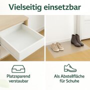 Bodenschutzmatte Transparent PVC 0,80 m x 1,00 m x 2 mm Zuschneidbar Bürostuhl Rutschfest Schreibtischunterlage