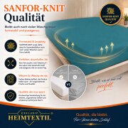 Jersey Spannbettlaken Deluxe 120 x 200 cm Petrol