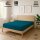 EXKLUSIV HEIMTEXTIL Jersey Spannbettlaken Premium 100 x 200 cm Petrol 100% Baumwolle Öko - Tex Zertifiziert Bed-Sheet Bettlaken Spannbetttuch Topper Leinentuch