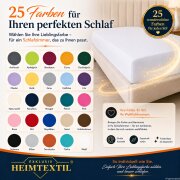 EXKLUSIV HEIMTEXTIL Jersey Spannbettlaken Premium 100 x 200 cm Curry 100% Baumwolle Öko - Tex Zertifiziert Bed-Sheet Bettlaken Spannbetttuch Topper Leinentuch