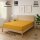 EXKLUSIV HEIMTEXTIL Jersey Spannbettlaken Premium 100 x 200 cm Curry 100% Baumwolle Öko - Tex Zertifiziert Bed-Sheet Bettlaken Spannbetttuch Topper Leinentuch