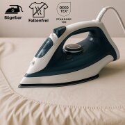 EXKLUSIV HEIMTEXTIL Jersey Spannbettlaken Premium 160 x 200 cm Naturweiss 100% Baumwolle Öko - Tex Zertifiziert Bed-Sheet Bettlaken Spannbetttuch Topper Leinentuch
