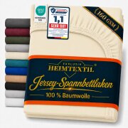 EXKLUSIV HEIMTEXTIL Jersey Spannbettlaken Deluxe 200 x...
