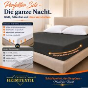 EXKLUSIV HEIMTEXTIL Jersey Spannbettlaken Premium 60 x 120 cm Schwarz 100% Baumwolle Öko - Tex Zertifiziert Bed-Sheet Bettlaken Spannbetttuch Topper Leinentuch