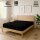 EXKLUSIV HEIMTEXTIL Jersey Spannbettlaken 140 x 200 cm Schwarz 100% Baumwolle Öko - Tex Zertifiziert Bed-Sheet Bettlaken Spannbetttuch