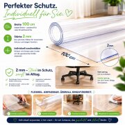 Transparente Tischschutzmatte 2 mm –...