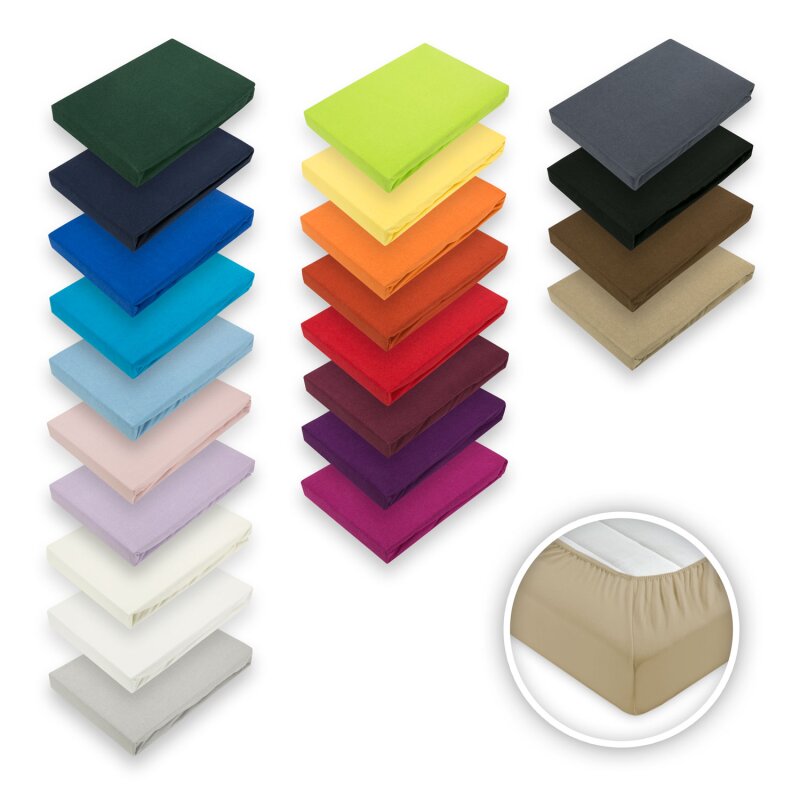 Wasserbettlaken Boxspringbettlaken Spannbettlaken 195 g/m² Premium Qu, 18,95 €