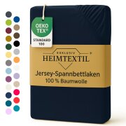 EXKLUSIV HEIMTEXTIL Jersey Spannbettlaken 60 x 120 cm...