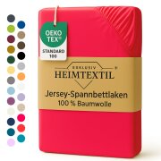 EXKLUSIV HEIMTEXTIL Jersey Spannbettlaken 60 x 120 cm...