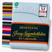 EXKLUSIV HEIMTEXTIL Jersey Spannbettlaken 90 - 100 x 200...