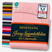 EXKLUSIV HEIMTEXTIL Jersey Spannbettlaken 90 - 100 x 200...
