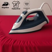 EXKLUSIV HEIMTEXTIL Jersey Spannbettlaken 90 x 200 cm Pink 100% Baumwolle Öko - Tex Zertifiziert Bed-Sheet Bettlaken Spannbetttuch