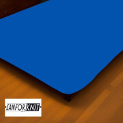 Marke Jersey Spannbettlaken 140 - 160 x 200 cm Royalblau