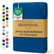 EXKLUSIV HEIMTEXTIL Marke Jersey Spannbettlaken 180 x 200...