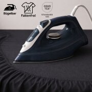 EXKLUSIV HEIMTEXTIL Marke Jersey Spannbettlaken 200 x 220 cm Anthrazit 100% Baumwolle Öko - Tex Zertifiziert Bed-Sheet Bettlaken Spannbetttuch Topper Leinentuch