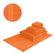 Handtücher Kombi Basis-Set 9-teilig 500 g/m² Terrakotta