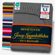 EXKLUSIV HEIMTEXTIL Jersey Spannbettlaken 120 x 200 cm...