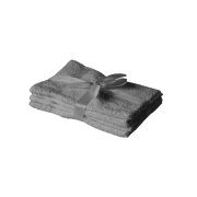 4 x Handtuch 500 g/m²  50 x 100 cm Anthrazit