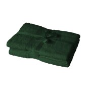 4 x Duschtuch 500 g/m²  70 x 140 cm Dunkelgrün