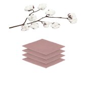 12 x Seiftuch 500 g/m²  30 x 30 cm Rosa