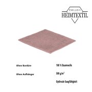 12 x Seiftuch 500 g/m²  30 x 30 cm Rosa