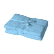 4 x Badetuch 500 g/m² 100 x 150 cm Hellblau