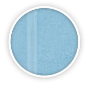 4 x Badetuch 500 g/m² 100 x 150 cm Hellblau