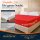 EXKLUSIV HEIMTEXTIL Jersey Spannbettlaken 140 - 160 x 200 cm Rot