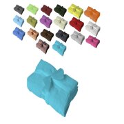 4 x Badvorleger 700 g/m² 50 x 80 cm Türkis