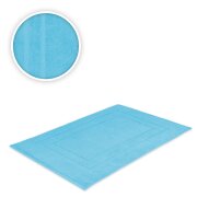 4 x Badvorleger 700 g/m² 50 x 80 cm Türkis