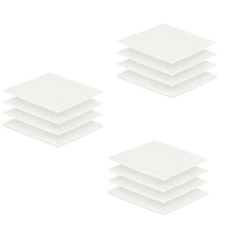 12 x Seiftuch 500 g/m²  30 x 30 cm Weiß