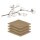 12 x Seiftuch 500 g/m²  30 x 30 cm Sand