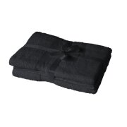 4 x Duschtuch 500 g/m²  70 x 140 cm Schwarz