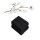 4 x Duschtuch 500 g/m²  70 x 140 cm Schwarz
