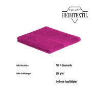 4 x Badetuch 500 g/m² 100 x 150 cm Pink