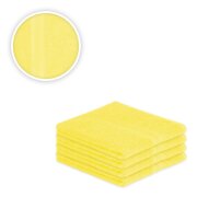 4 x Handtuch 500 g/m²  50 x 100 cm Gelb