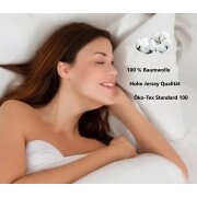 EXKLUSIV HEIMTEXTIL Jersey Spannbettlaken 140 - 160 x 200 cm Lila 100% Baumwolle Öko - Tex Zertifiziert Bed-Sheet Bettlaken Spannbetttuch