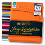 EXKLUSIV HEIMTEXTIL Jersey Spannbettlaken 140 - 160 x 200...