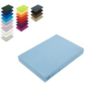EXKLUSIV HEIMTEXTIL Jersey Spannbettlaken 200 x 220 cm...