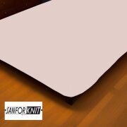 EXKLUSIV HEIMTEXTIL Jersey Spannbettlaken 200 x 220 cm Rosa 100% Baumwolle Öko - Tex Zertifiziert Bed-Sheet Bettlaken Spannbetttuch