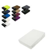 EXKLUSIV HEIMTEXTIL Frottee Spannbettlaken 90 - 100 x 200...