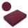EXKLUSIV HEIMTEXTIL Frottee Spannbettlaken 90 - 100 x 200 cm Bordeaux 80% Baumwolle 20% Polyester  Öko - Tex Zertifiziert Bed-Sheet Bettlaken Spannbetttuch Topper Leinentuch