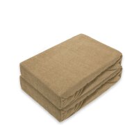 Frottee Spannbettlaken Doppelpack 180 - 200 x 200 cm Sand