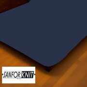 EXKLUSIV HEIMTEXTIL Frottee Spannbettlaken 90 - 100 x 200 cm Navyblau 80% Baumwolle 20% Polyester  Öko - Tex Zertifiziert Bed-Sheet Bettlaken Spannbetttuch Topper Leinentuch
