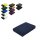 EXKLUSIV HEIMTEXTIL Frottee Spannbettlaken 90 - 100 x 200 cm Navyblau 80% Baumwolle 20% Polyester  Öko - Tex Zertifiziert Bed-Sheet Bettlaken Spannbetttuch Topper Leinentuch